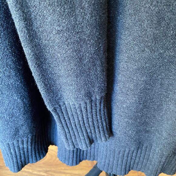 Lululemon Still Lotus Reversible Crew Neck Sweater Black Gray Womens - Picture 5 of 8